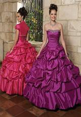 2012 Vizcaya Quinceanera Dresses 87044.  Available in Apple, Bright Purple, Fuchsia